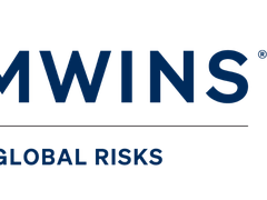 The logos of Blood Cancer UK and Amwins combined