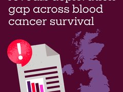 Graphic showing map of UK with text reading "first of its kind study"