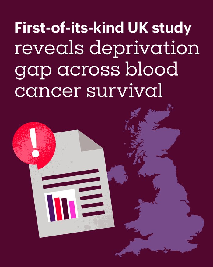 Graphic showing map of UK with text reading "first of its kind study"