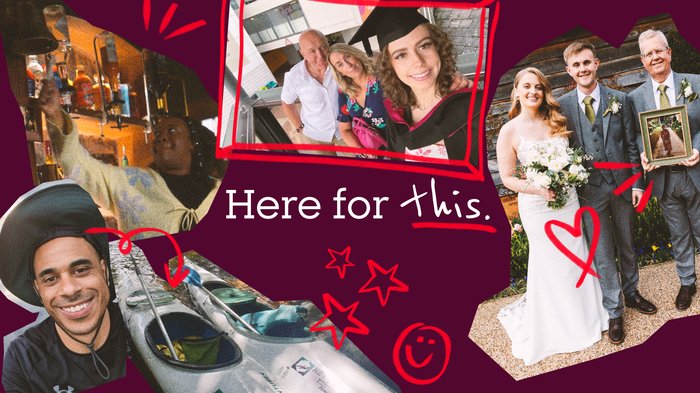 Here for this campaign banner
