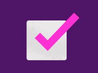 Tick box icon
