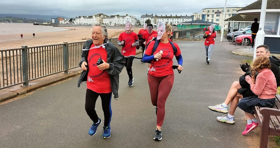 David on his birthday run