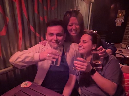 Alana, Charlie and Katie