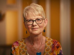 Jacquie, who had CAR T-cell therapy to treat blood cancer