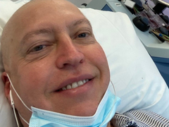 Matthew Wilson undergoing treatment