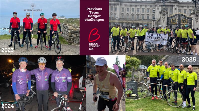 A selection of photos from James' previous challenges