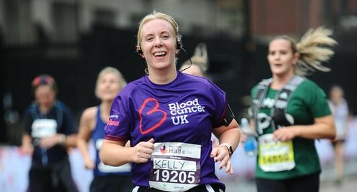 A runner at the Royal Parks Half Marathon
