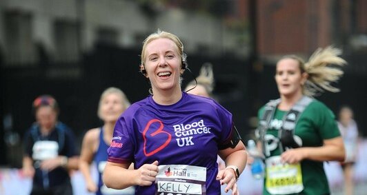 A runner at the Royal Parks Half Marathon