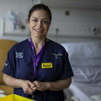 Clinical nurse specialist in uniform