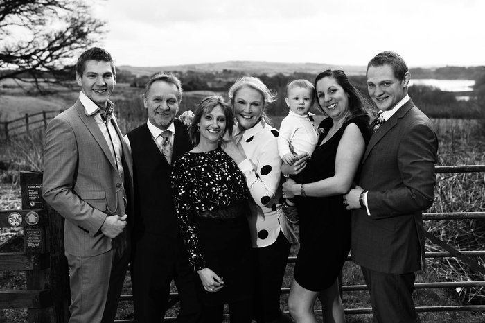 Charlotte with family.