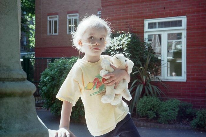 Clara after being diagnosed with blood cancer