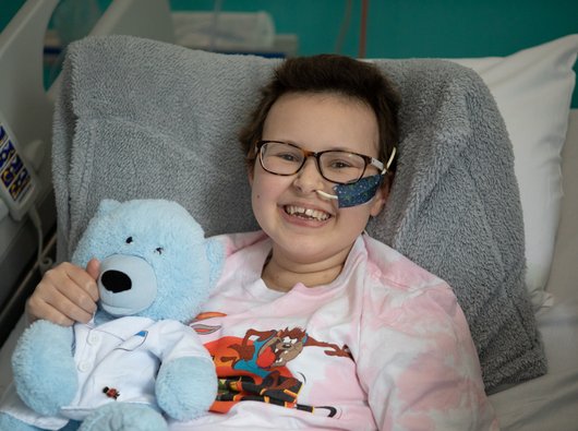 Alyssa takes part in a clinical trial