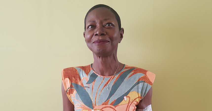 Sandra, who is living with myeloma